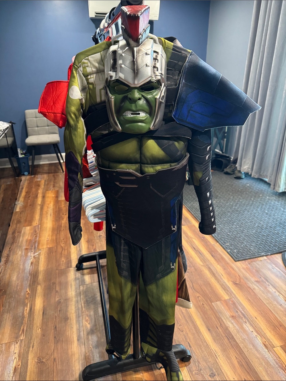 Kids Green Hulk Superhero Costume with Armor Chest